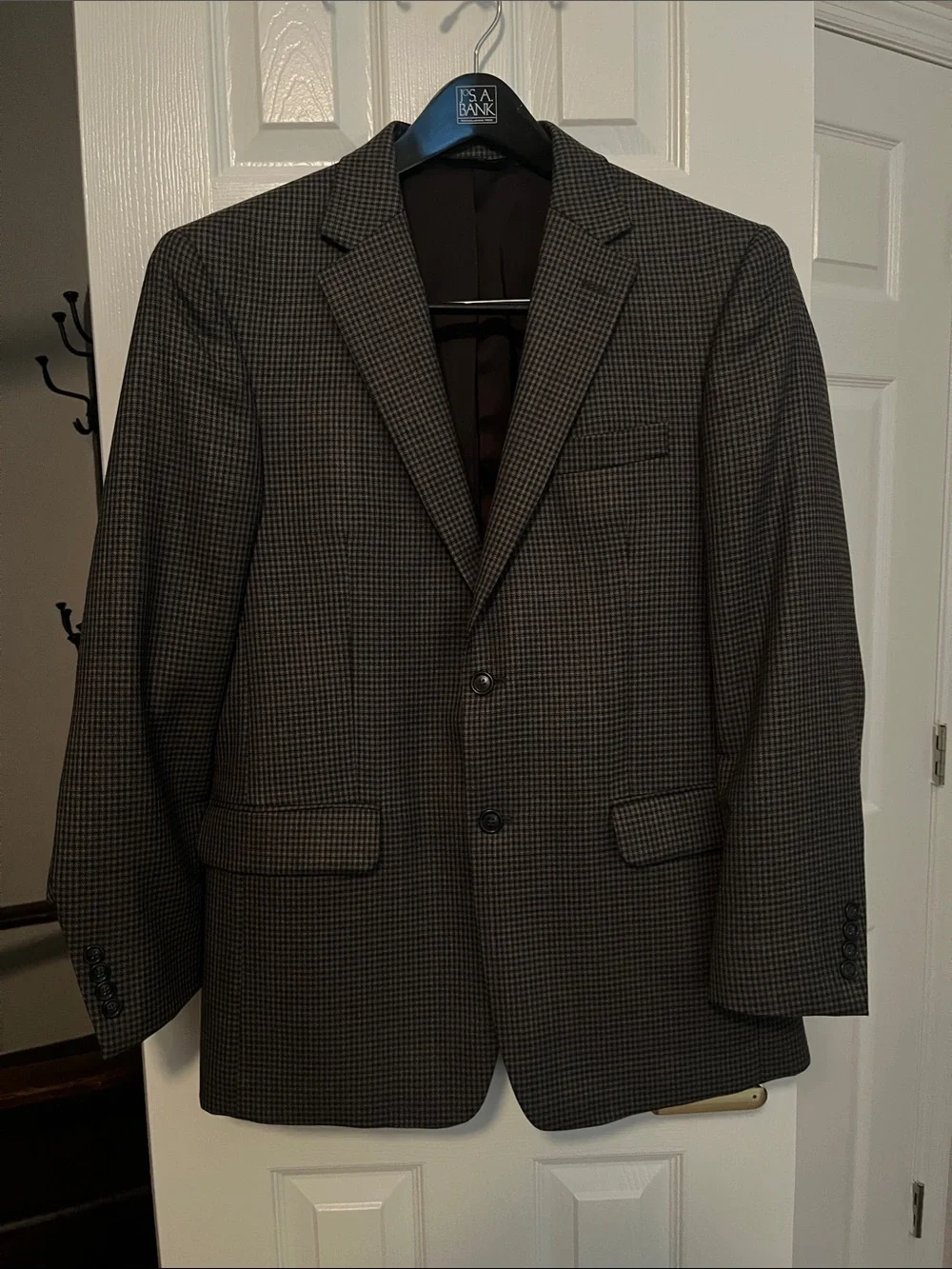 Jos. A. Bank Men's Brown Checked Sport Coat